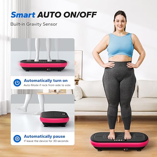Bluetooth vibration plate with silicone pedals UAE
