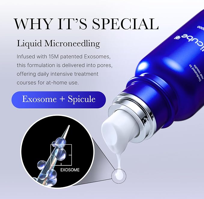 medicube Zero Exosome Shot 7,500 PPM Spicule Facial Serum 30ml | Exosome + AHA BHA PHA | Pore & Skin Texture Care