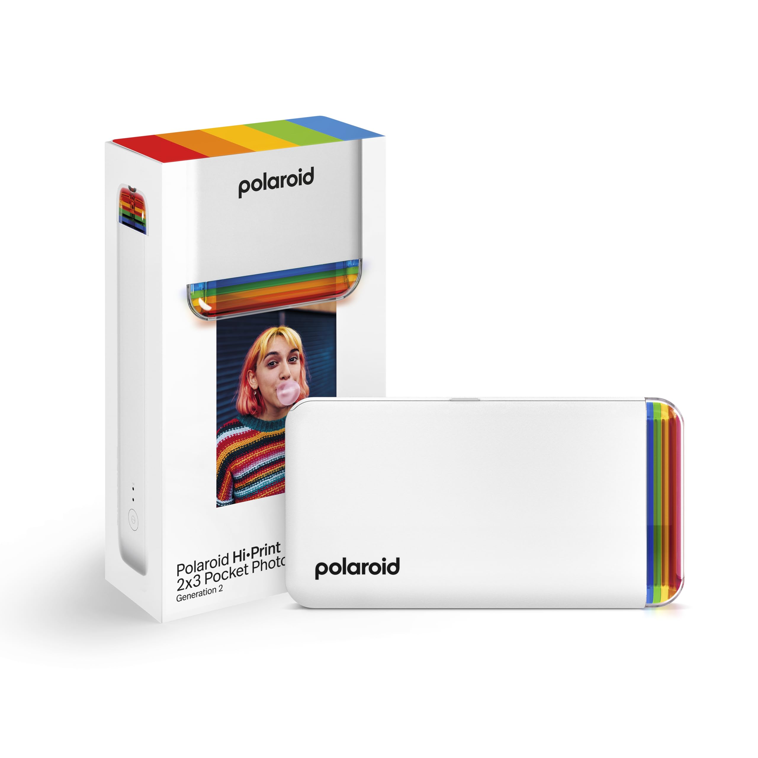 Polaroid Hi Print 2x3 Pocket Photo Printer Generation 2Printers & AccessoriesThe easy-to-use pocket printer for photos that stick. Bluetooth pocket printer Print digital photos Prints with sticky back Snap it, print it, peel it, stick it: it’s that easy w