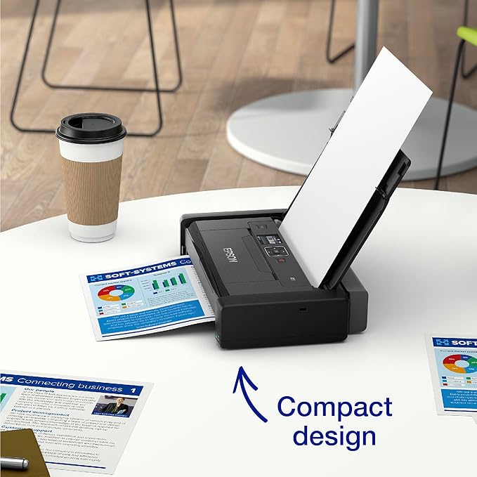 Epson WorkForce WF-110W printing A4 document portable use