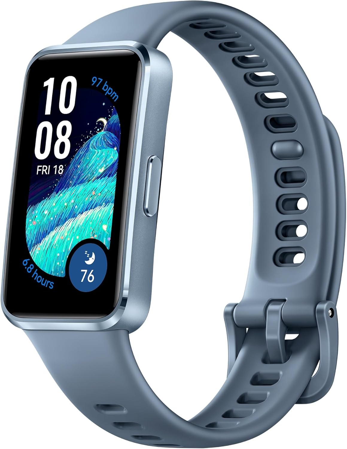 HUAWEI Band 10 Smart Watch, Metallic Design and Comfortable Wearing, Pro-level Sleep Analysis, Emotional Health Aid, 100 Workout Modes, Robust Battery Life, IOS and AndroidWearablesThe HUAWEI Band 10 Smart Watch boasts a sleek metallic design and comforta