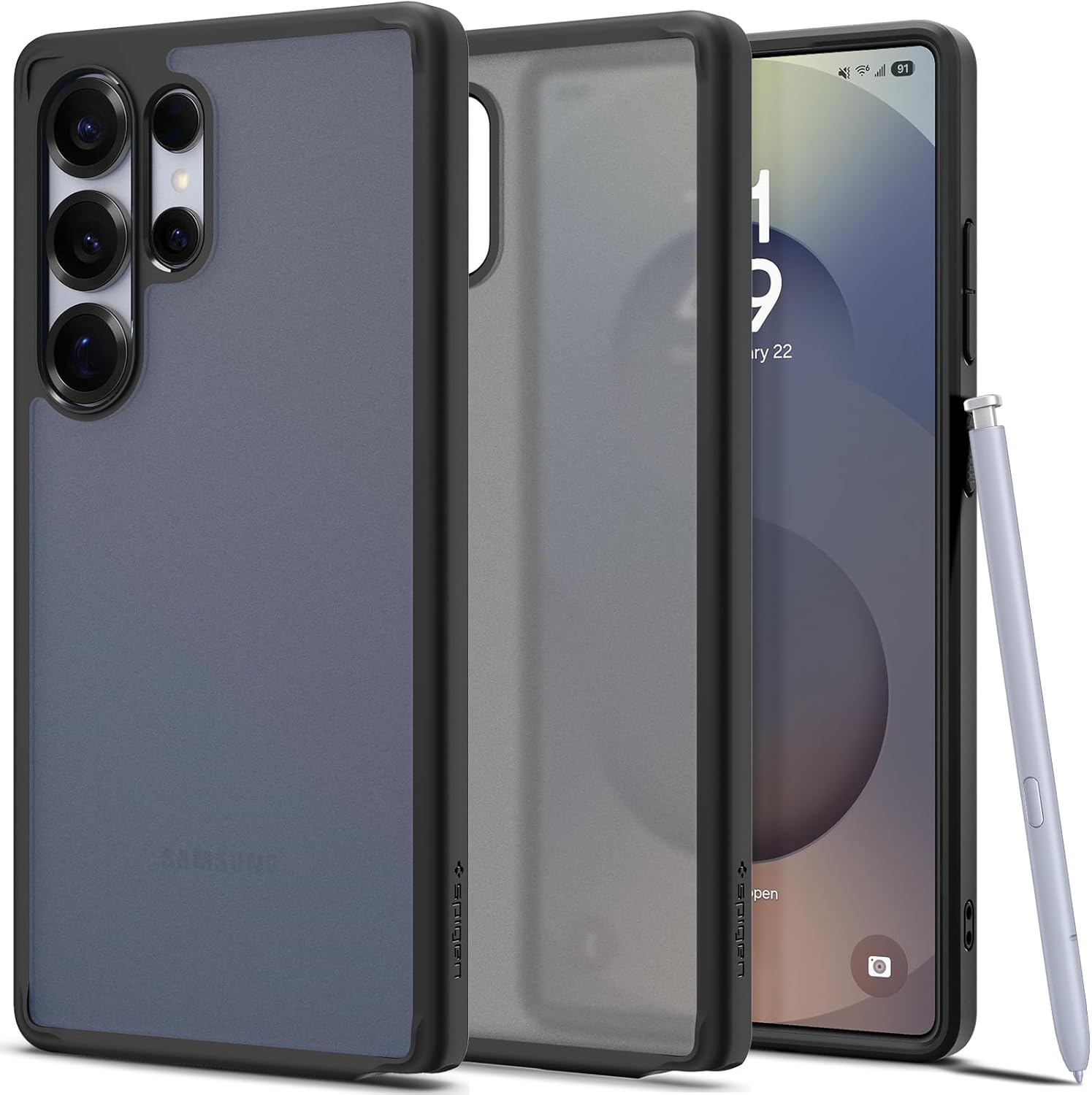 Spigen Ultra Hybrid designed for Samsung Galaxy S25 ULTRA case cover (2025) Frost BlackMobile AccessoriesSpigen ULTRA HYBRID case for Samsung Galaxy S25 Ultra is the optimum case which allows you to experience Hybrid Technology that packs advanced drop pr