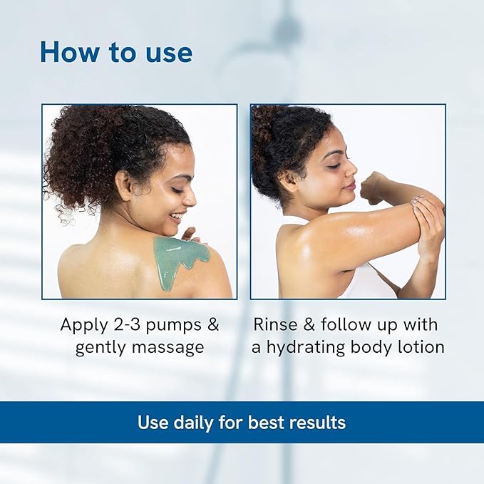 Be Bodywise Salicylic Acid Body Wash – 1% SA, Body Acne & Strawberry Skin, 500ml × 2 Pack