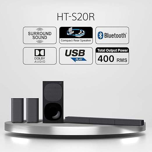 Sony home theatre system with subwoofer and rear speakers UAE