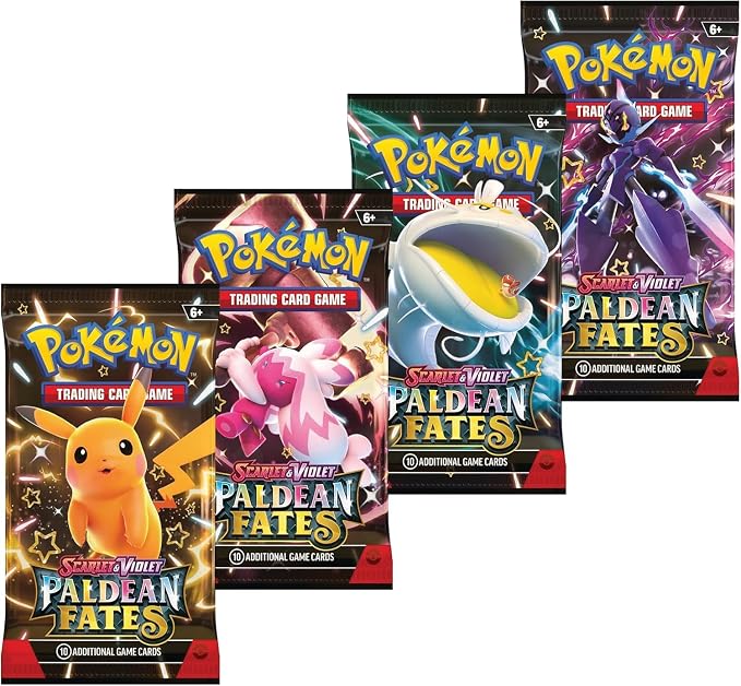 Pokémon TCG: Scarlet & Violet – Paldean Fates Booster Bundle – 6 Packs, 100+ Shiny Pokémon, Shiny Charizard ex