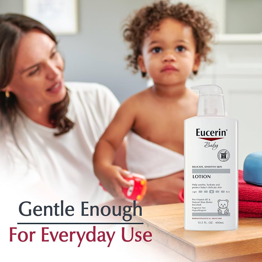 Eucerin Natural Shea Butter Hypoallergenic Baby LotionPersonal CareEucerin Natural Shea Butter Hypoallergenic Baby Lotion – Gentle Daily Moisture for Delicate Skin Give your baby the gentle care they deserve with Eucerin Baby Lotion, enriched with natural