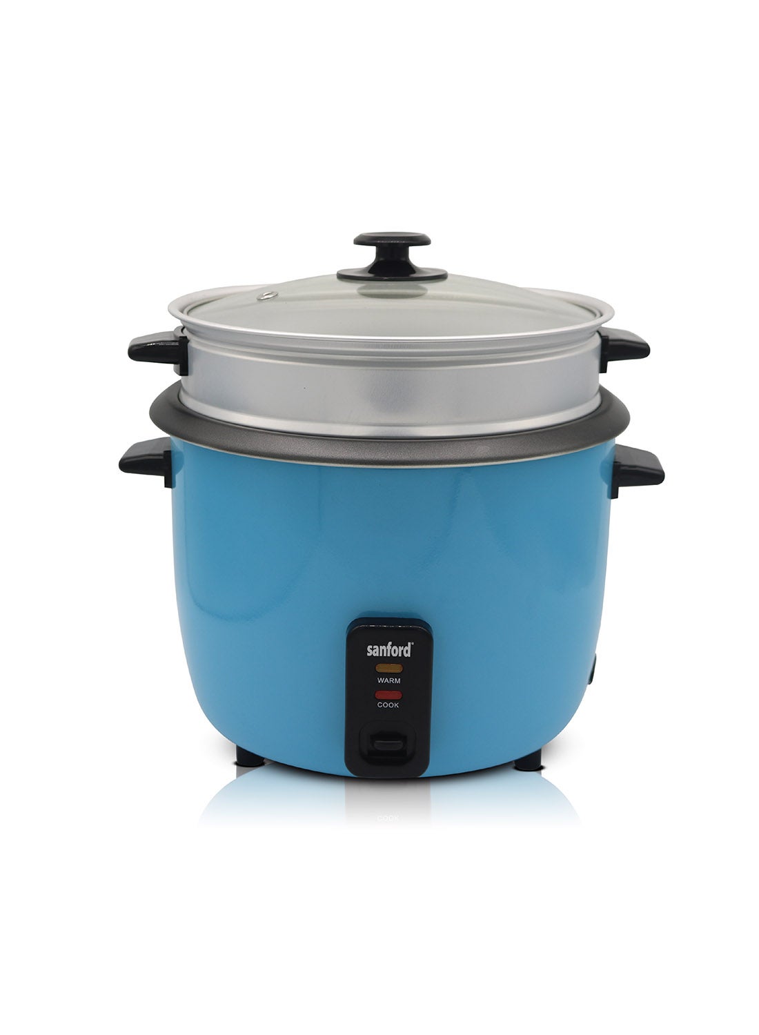 Sanford Rice Cooker 1.8 L 700 W SF1152RC-1.8L BSKitchen Storage1.8L Capacity Rice Cooker. Non-stick Coating Inner Pot. Auto Keep Warm Function. Transparent Glass Cover. Over-heat Protection. Easy to Clean, 700Watts. Accessories: Steamer. Measuring Cup & S