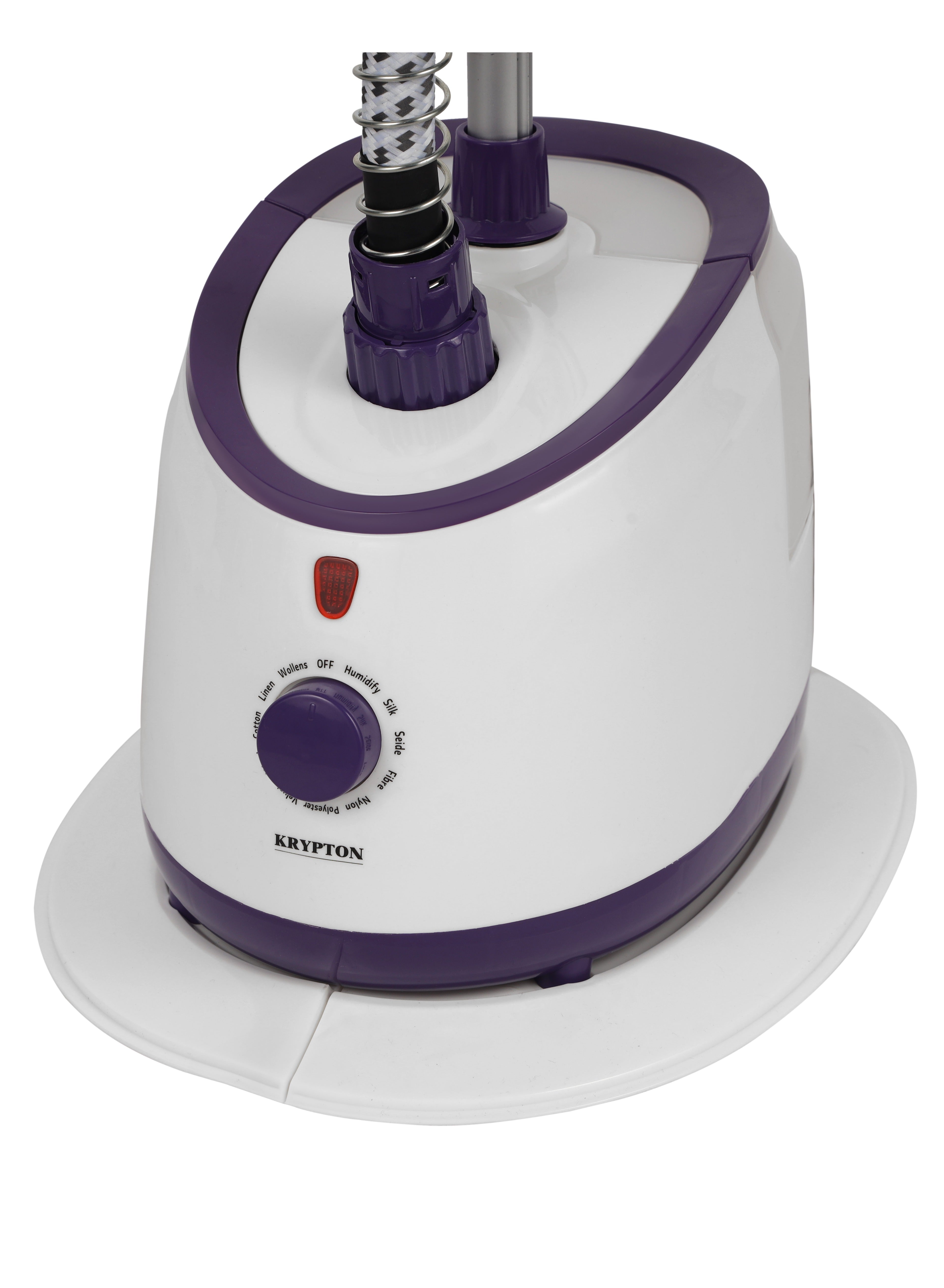 Krypton Garment Steamer 1.7L 2000 W KNGS6441Home AppliancesKrypton Garment Steamer with a sleek design. The detachable design makes it easy to know the remaining water amount and refill the water. High-quality adjustable poles Durable and suitable for all