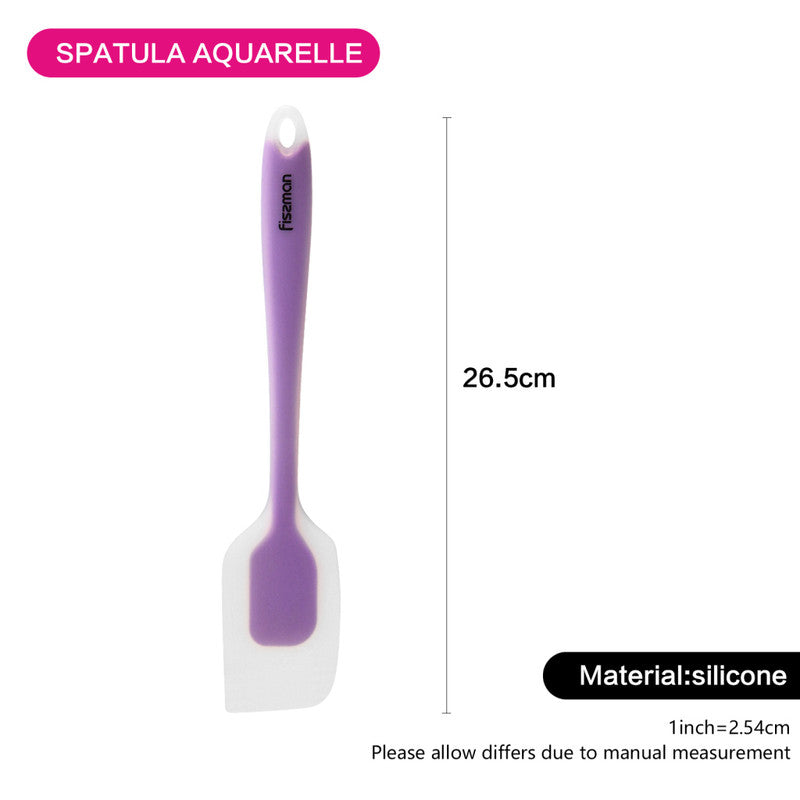 Fissman Spatula Purple Aquarelle Series 26.5cmKitchen StorageThe Aquarelle Series spatula is designed for stirring and turning food during Frying or stewing, as well as serving ready meals. It will become an irreplaceable helper in your kitchen. The conve