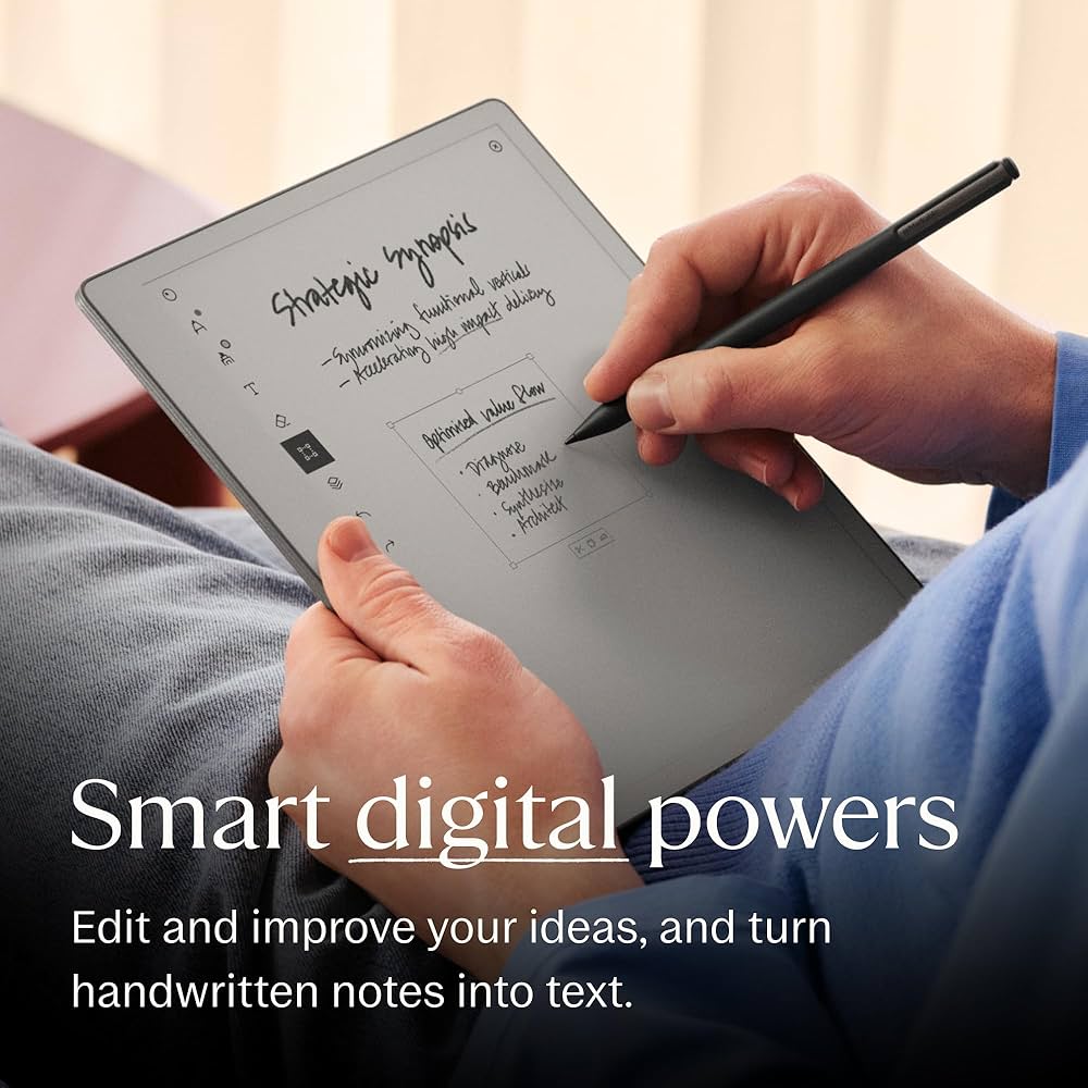 reMarkable Paper Pure 10.3-Inch E Ink Paper Tablet with Marker Plus & Folio, Digital Notebook for Writing, Reading & Note-Taking