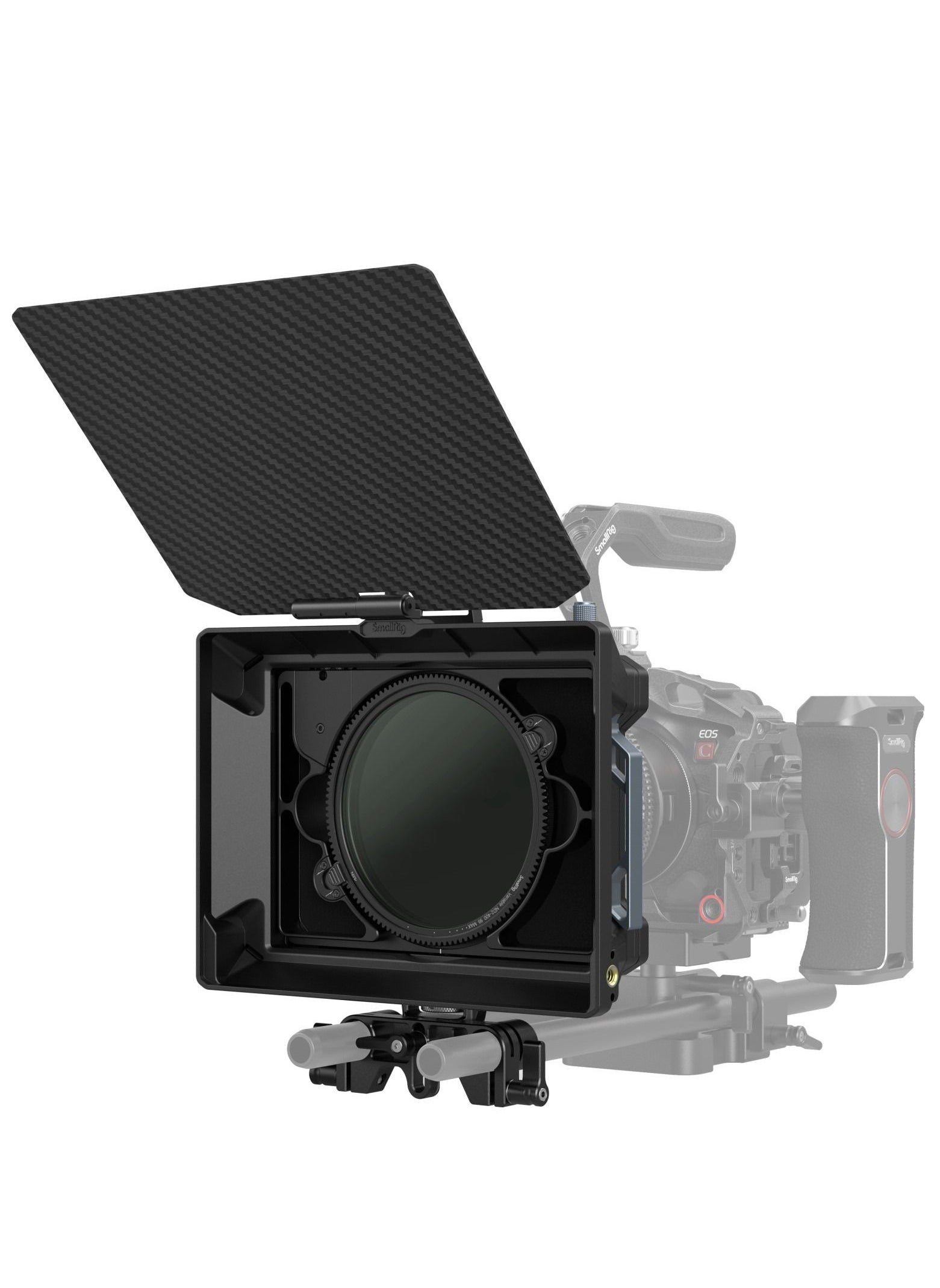 SmallRig Multifunctional Modular Matte Box (Φ95mm) VND Kit 3645Camera AccessoriesModular design for quick disassembly in seconds Supports ≥16mm focal length, no vignetting Removable and excellent VND filter system Includes various accessories Works with Φ