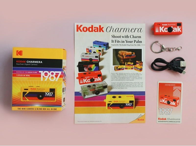 Kodak Charmera Keychain Digital Camera - Blind Box Bundle x 6 Unit