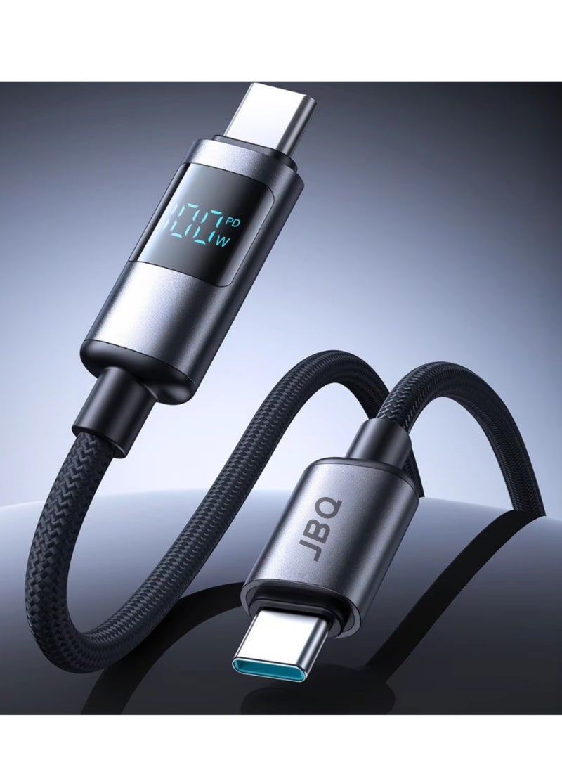 JBQ 100W USB C to USB C Fast Charging Cable Type-C Charger Cord, Compatible with Laptops, Tablets, Android Phones, and USB-C Devices