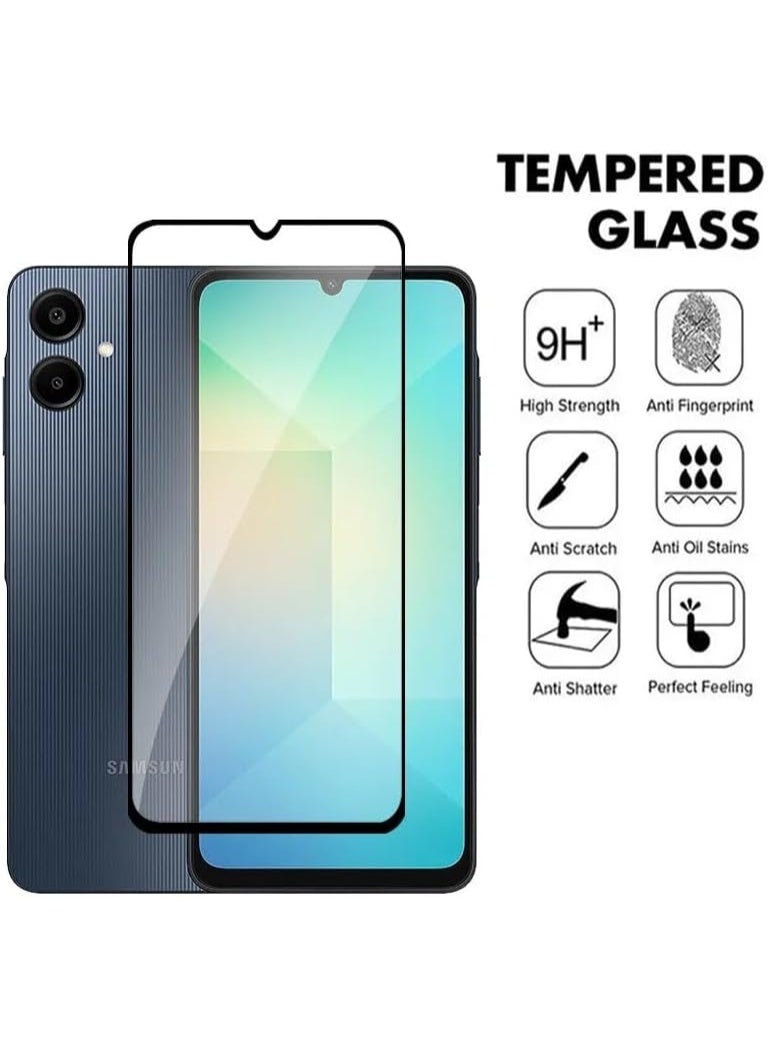 Screen Glass for Samsung Galaxy A06 / Galaxy A07 Tempered Glass Screen Protector 9H Hardness Anti Fingerprint Scratch Resistance for Samsung Galaxy A06 / A07