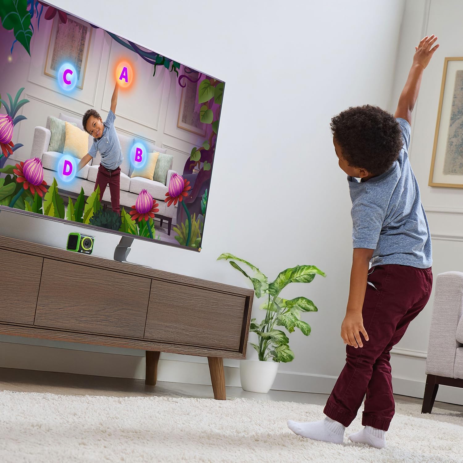LeapFrog LeapMove Active Learning Video Game – Interactive Educational Motion Learning System for Kids