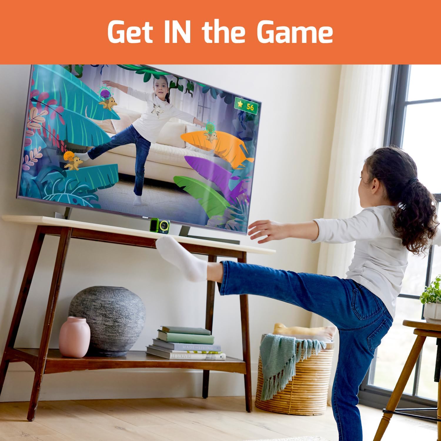 LeapFrog LeapMove Active Learning Video Game – Interactive Educational Motion Learning System for Kids