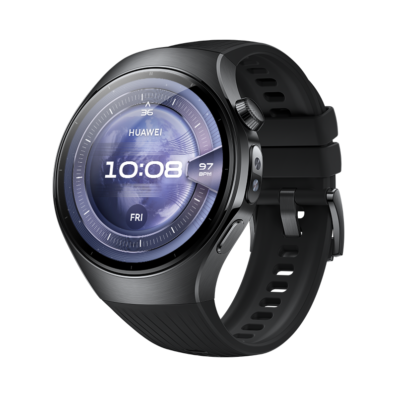 HUAWEI WATCH 5 Smartwatch, Multi-sensing X-TAP technology, Real-Time Fingertip Blood Oxygen, eSIM, 2-Battery Modes, Intuitive Smart Gestures, iOS & Android - PurpleWearablesMulti-Sensing X-TAP Technology: Innovative fingertip sensor enables real-time SpO₂