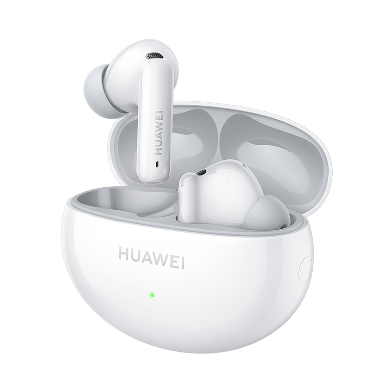 HUAWEI FreeBuds 6i, Intelligent Dynamic ANC 3.0, Punchy Bass, Fast Charging, Longer Listening, Distraction-Free Calling, IP54 Sweat- and Water-resistance, Dual-Device Connection, WhiteHeadphonesThe HUAWEI FreeBuds 6i are designed for users seeking premium
