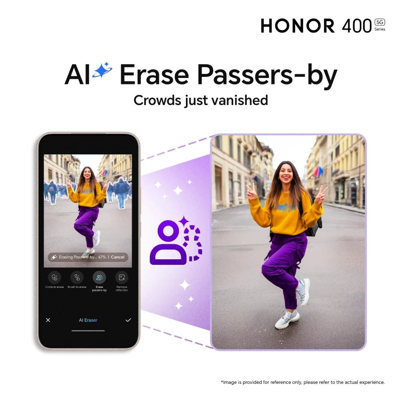 HONOR 400 12GB+256GBMobilesPowerful Performance: Equipped with the Qualcomm Snapdragon 7 Gen 3 processor and 12GB RAM for smooth multitasking and gaming. Ample Storage: 256GB internal storage provides ample space for apps, photos, and videos. Stunning Dis