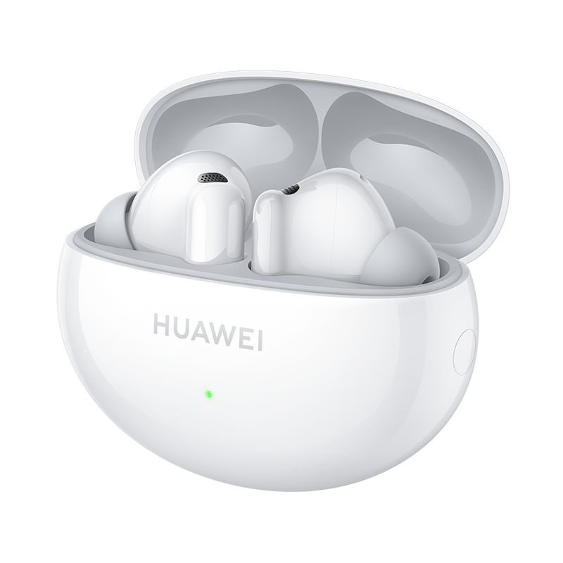 HUAWEI FreeBuds 6i, Intelligent Dynamic ANC 3.0, Punchy Bass, Fast Charging, Longer Listening, Distraction-Free Calling, IP54 Sweat- and Water-resistance, Dual-Device Connection, WhiteHeadphonesThe HUAWEI FreeBuds 6i are designed for users seeking premium