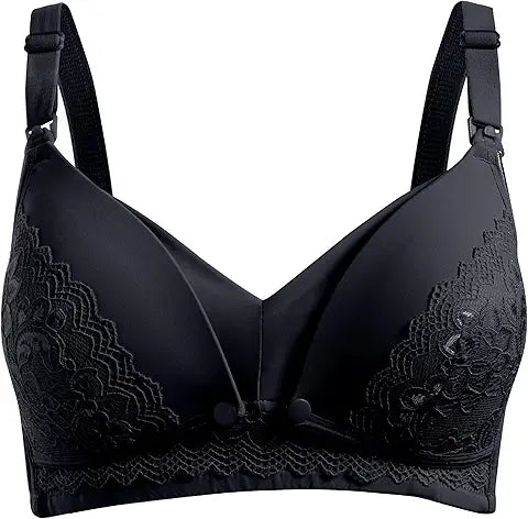 Okus -Full Cup Maternity & Nursing Bra Black L