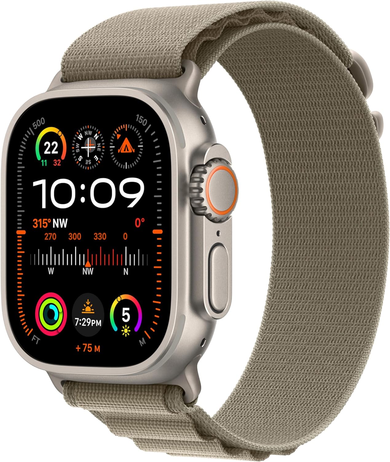 Apple Watch Ultra 2 GPS + Cellular 49mm Titanium Case with Alpine Loop