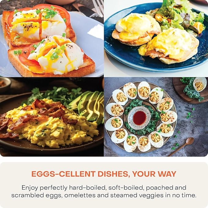 NutriCook egg cooker poached scrambled eggs