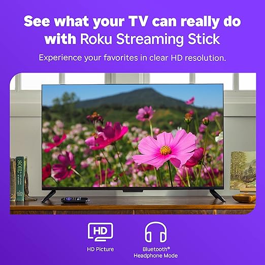 Portable Roku TV stick for smart entertainment upgrade