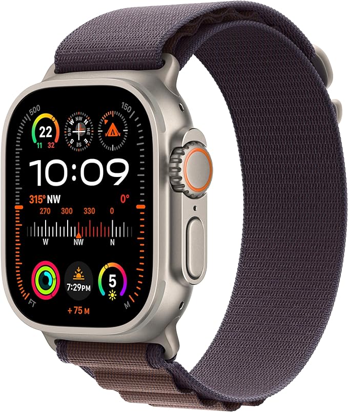 Apple Watch Ultra 2 GPS + Cellular 49mm Titanium Case with Alpine LoopWearablesNext level adventure.The most rugged and capable Apple Watch pushes the limits again. Featuring the all-new S9 SiP. A magical new way to use your watch without touching the scr