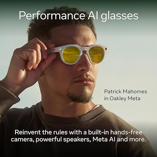 Oakley HSTN Meta smart glasses with built-in camera