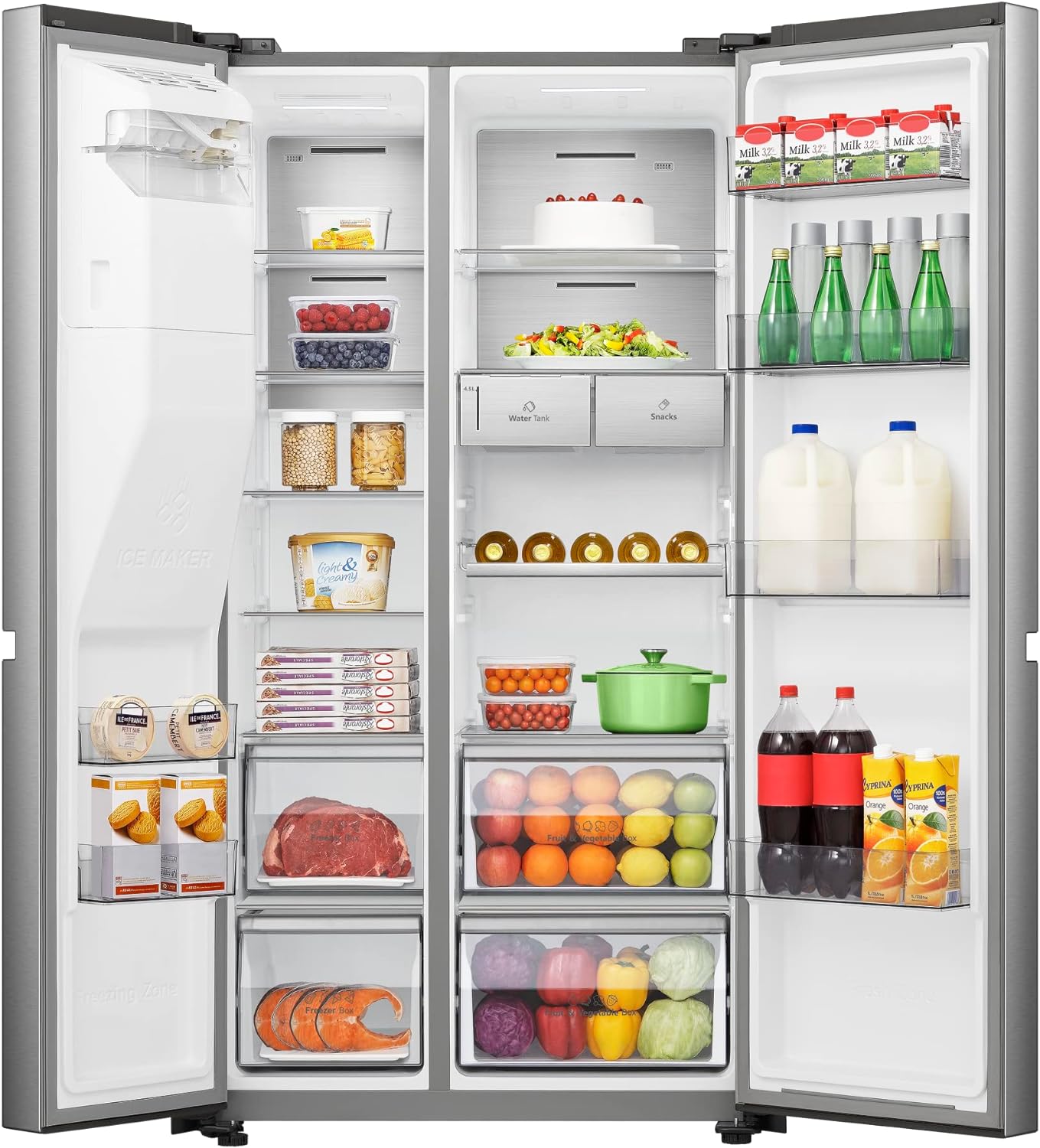 Hisense Side By Side Refrigerator 819 Litres