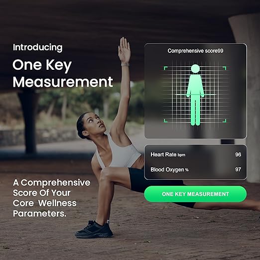 Pebble Qore PFB94 Fitness Band – 45-Day Battery Life, 100+ Sports Modes, Heart Rate, SpO2, Stress, Sleep Tracking, OneKey Measurement, Smart Notifications, No Subscription, Nylon Strap