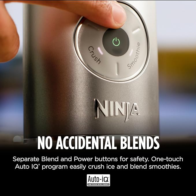 Ninja Blast Max Portable Personal Blender BC251GY – Cordless, Twist & Go, Smoothie, Blend, Ice Crush, 3 Programs, 22oz Leakproof Removable Vessel, Dishwasher Safe, Grey