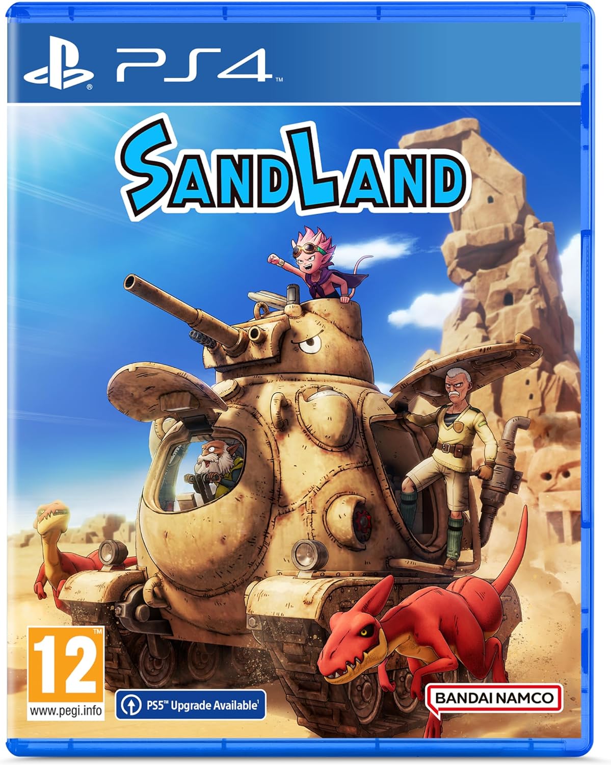 SAND LAND - PS4Video GamesDive into a desert world where both humans and demons suffer from an extreme water shortage - SAND LAND. Meet the Fiend Prince Beelzebub, his chaperone Thief, and the fearless Sheriff Rao, and follow the team on an extraordinary