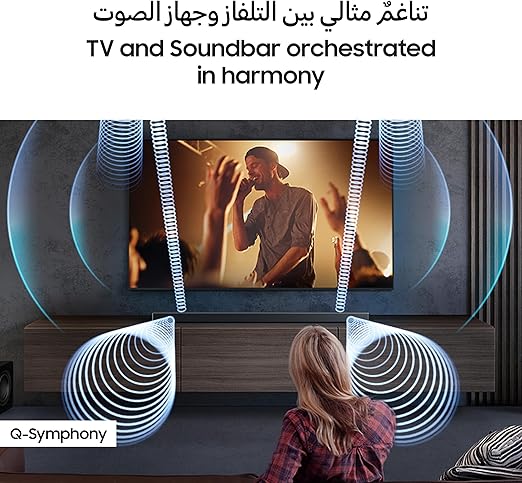 Samsung Q-Series soundbar with DTS Virtual X and Q-Symphony feature