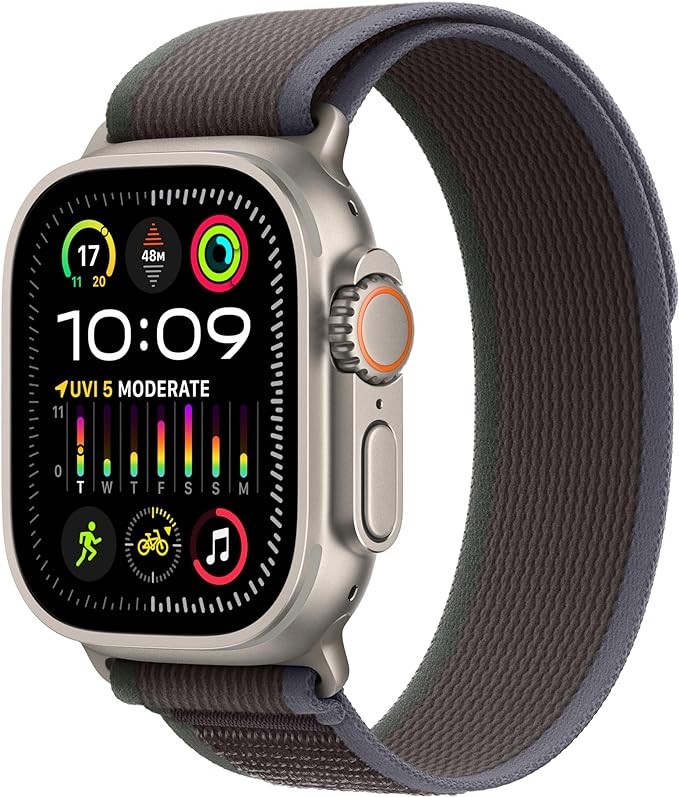 Apple Watch Ultra 2 GPS + Cellular 49mm Titanium Case with Trail LoopWearablesNext level adventure.The most rugged and capable Apple Watch pushes the limits again. Featuring the all-new S9 SiP. A magical new way to use your watch without touching the scre