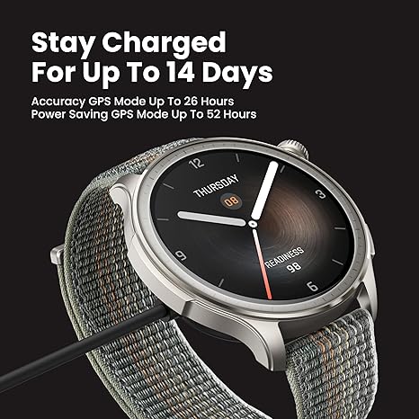 Amazfit Balance Smart Watch 46mm with Fitness Tracker, Body Composition & Health Analysis, Sleep Recovery, GPS, Amazon Alexa Built-in, Bluetooth Calling, Fitness Watch for Android & iPhone