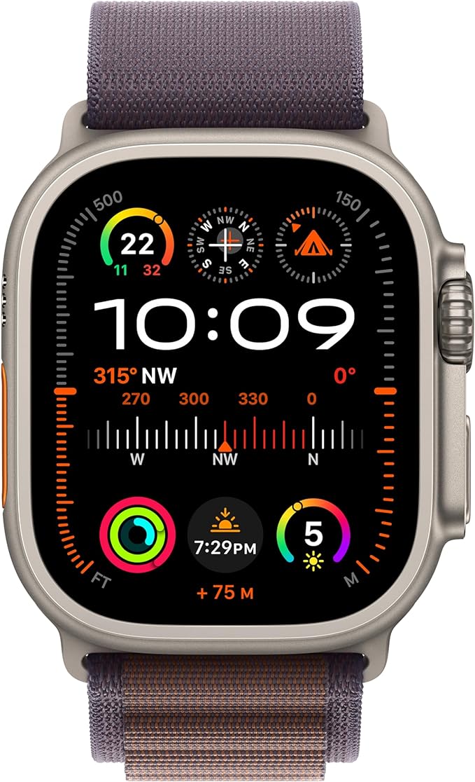 Apple Watch Ultra 2 GPS + Cellular 49mm Titanium Case with Alpine LoopWearablesNext level adventure.The most rugged and capable Apple Watch pushes the limits again. Featuring the all-new S9 SiP. A magical new way to use your watch without touching the scr
