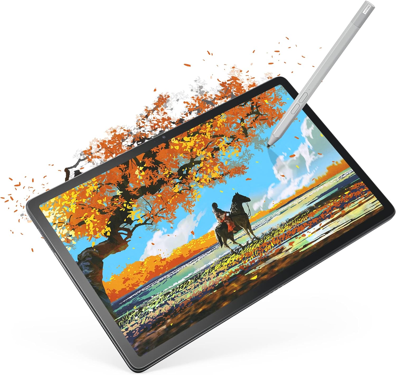 Lenovo Tab P11 TB-350FU with 11.5" 2K (2000x1200) 120Hz Gorilla glass display, 4GB RAM, 128GB SSD, 12MP Rear Camera with Flash, Android 12L, Grey with Precision Pen 2 and KeyboardTabletsSuperior streamingLet streaming reign. Your viewing experience is fro