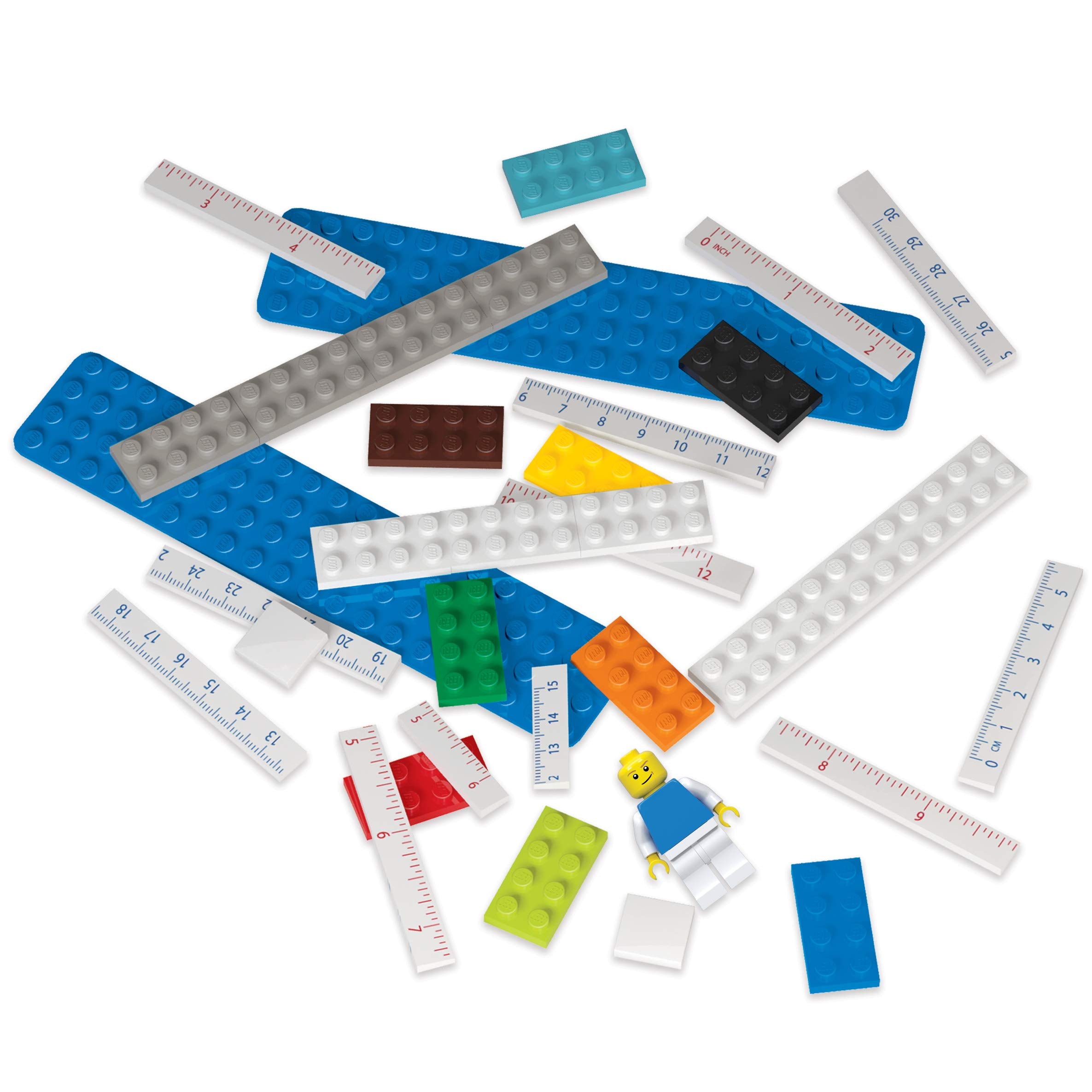 LEGO IQ Ruler With Minifigure