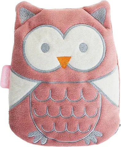 Babyjem - Cherry Seeds Filled Velvet Colic Pillow Owl Rose 0 Months+