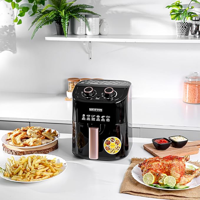 Krypton 3L Air Fryer 1400 W KNAF6362 - Black