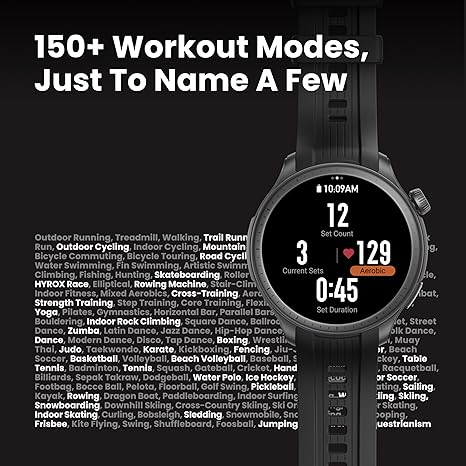 Amazfit Balance Smart Watch 46mm with Fitness Tracker, Body Composition & Health Analysis, Sleep Recovery, GPS, Amazon Alexa Built-in, Bluetooth Calling, Fitness Watch for Android & iPhone