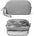 tomtoc Electronic Organizer Travel Case – Water Resistant, Dual Compartment Cable & Tech Pouch