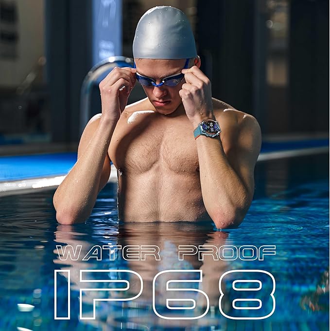 Maxwell Fusion Smart Watch for Men and Women DialAnswer Calls SMS BT5.2 40 Days Standby Time IP68 Waterproof AMOLED Retina Screen Smart Watch Sports Mode Compatible with iOS and Android (Silver)WearablesSuper AMOLED Retina display provides bright, crisp,