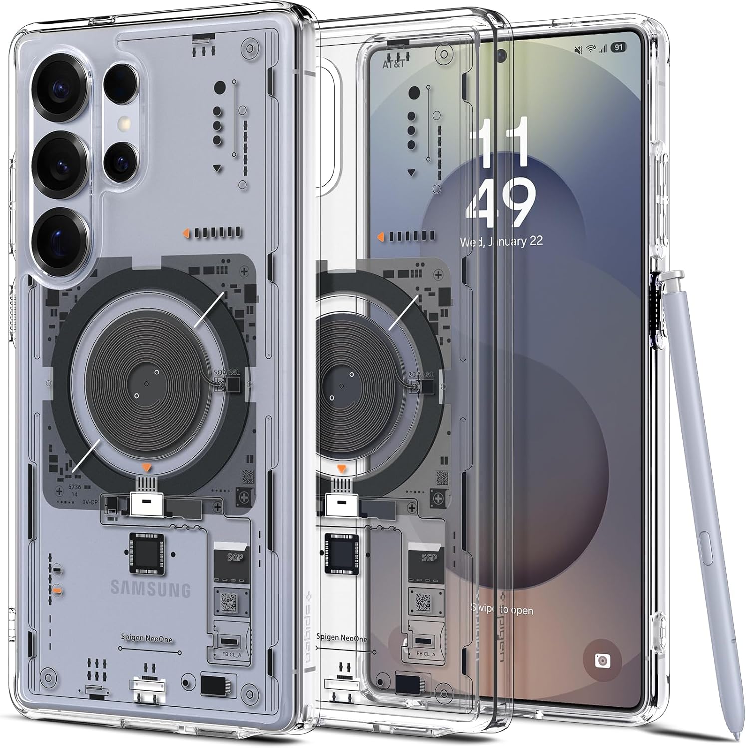 Spigen Ultra Hybrid MagFit for Samsung Galaxy S25 ULTRA case cover [MagSafe compatible] (2025) Neo OneMobile AccessoriesTear it down... Spigen Ultra Hybrid Neo One MagFit deconstructs your Samsung Galaxy S25 Ultra with all-new teardown schematics. Satisfy