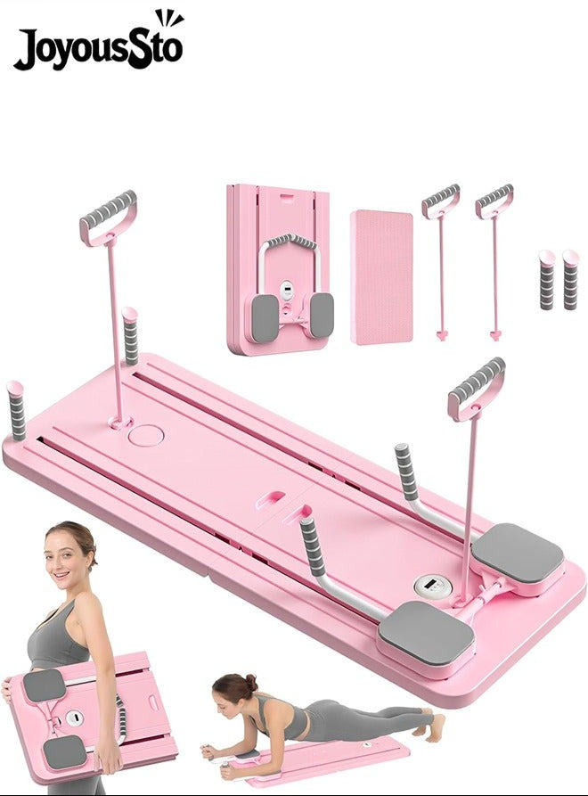JoyousSto Pilates Board Pink Multifunctional Ab Core Trainer