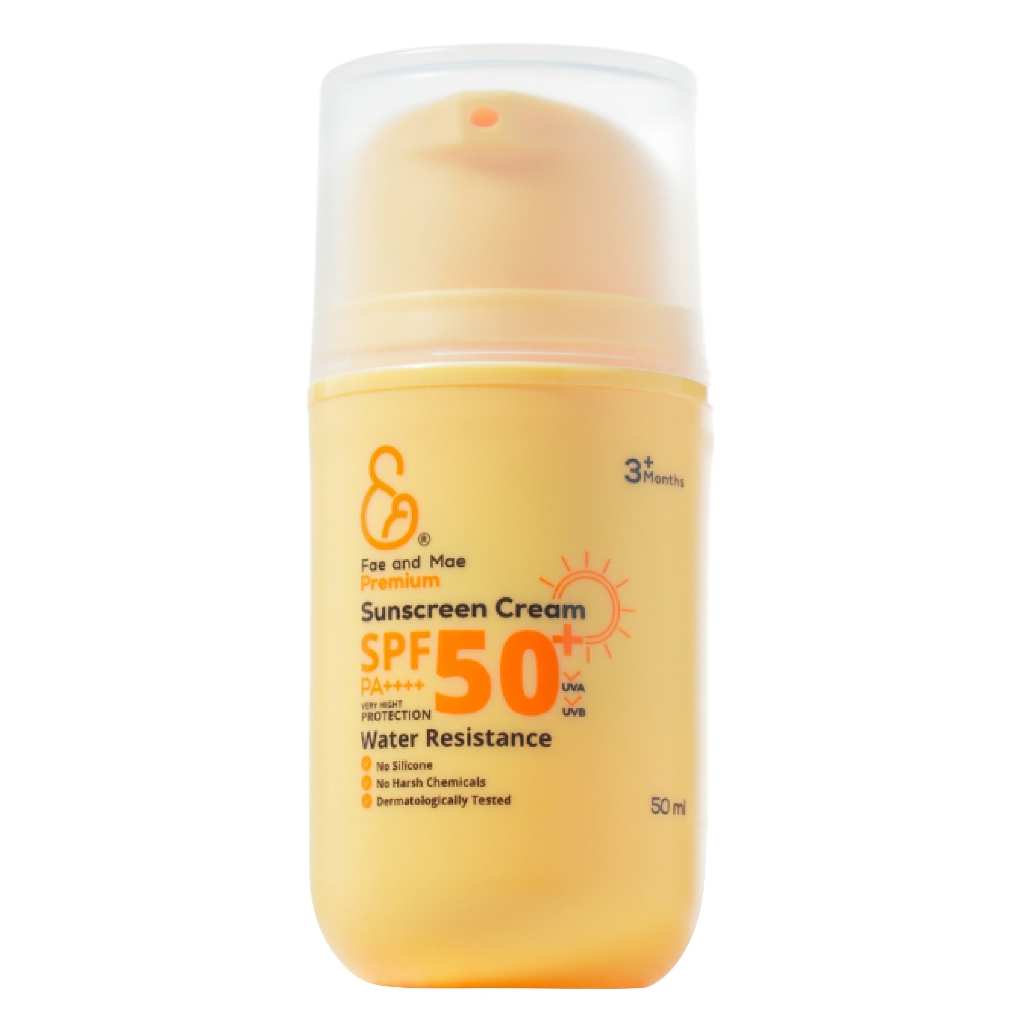 Fae and Mae Premium Sunscreen CreamPersonal CareFor Babies and Moms. Organic sunscreen for babies and moms, 2-in-1 sun prevention and nourishment with natural and physical sunscreen ingredients to protect your skin from the sun and fluorescence, prevents