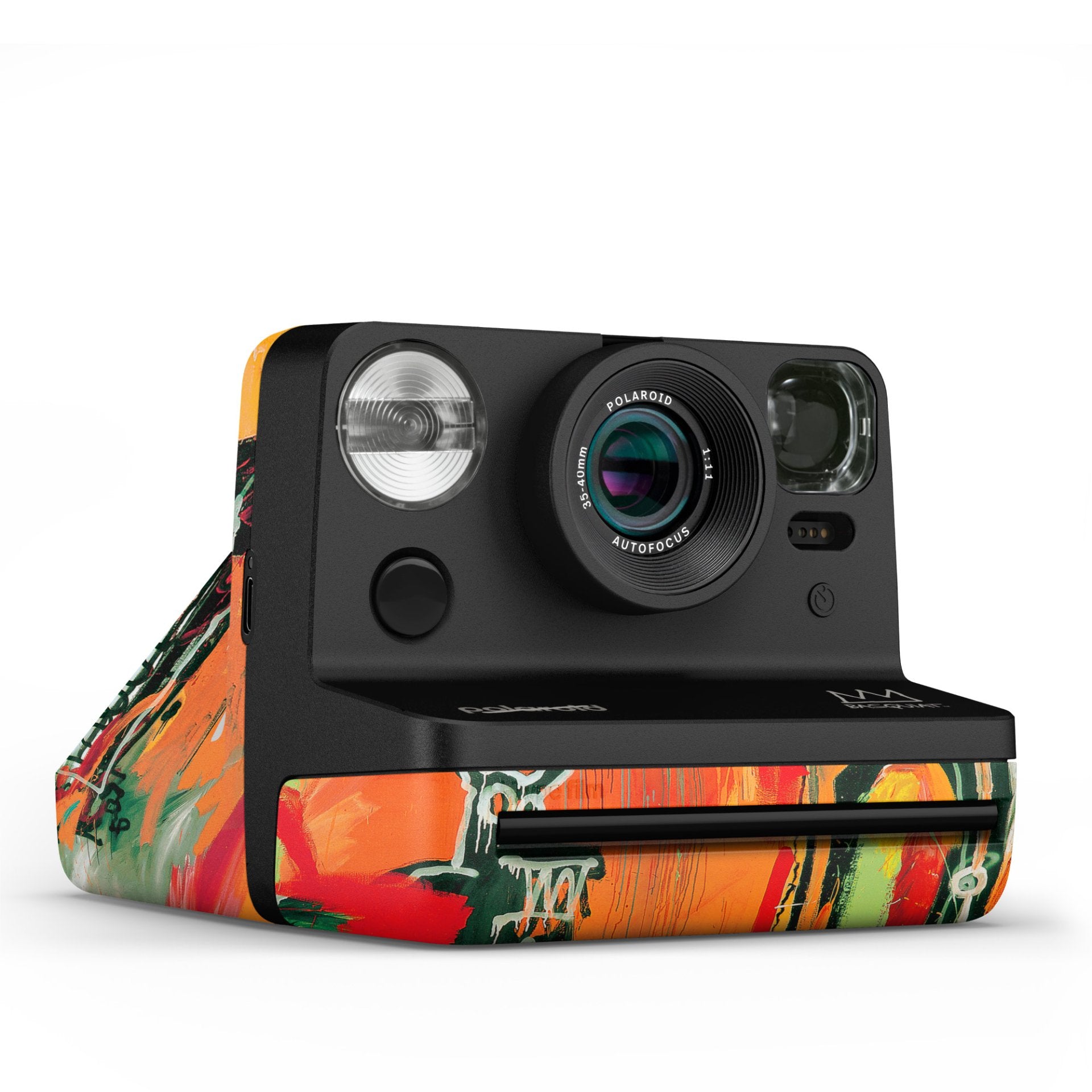 Polaroid Now Instant Camera Generation 2 – Basquiat EditionCamerasWelcome to the beautifully imperfect world of Polaroid photography. Autofocus 2-lens system Classic look made of 40% recycled materials Works with our iconic full-size Polaroid film Hydro-d