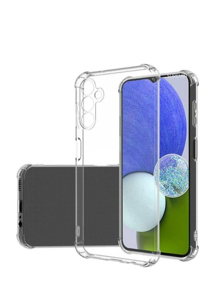 Samsung Galaxy A15 5G Clear Cover Case soft TPU Transparent Silicone Rubber Back Protective Case shock Absorbent Reinforced Corner for Samsung Galaxy A15 5G Clear (Clear)